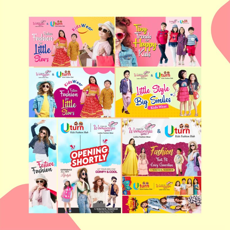 Cloth Store Banner Cdr
